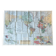 Tres grande planisphère Foldex - carte du monde en couleurs 104x74cm