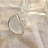 Antique glass carafe with stopper