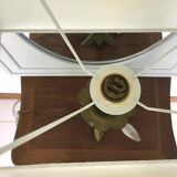 High-footed brass lamp