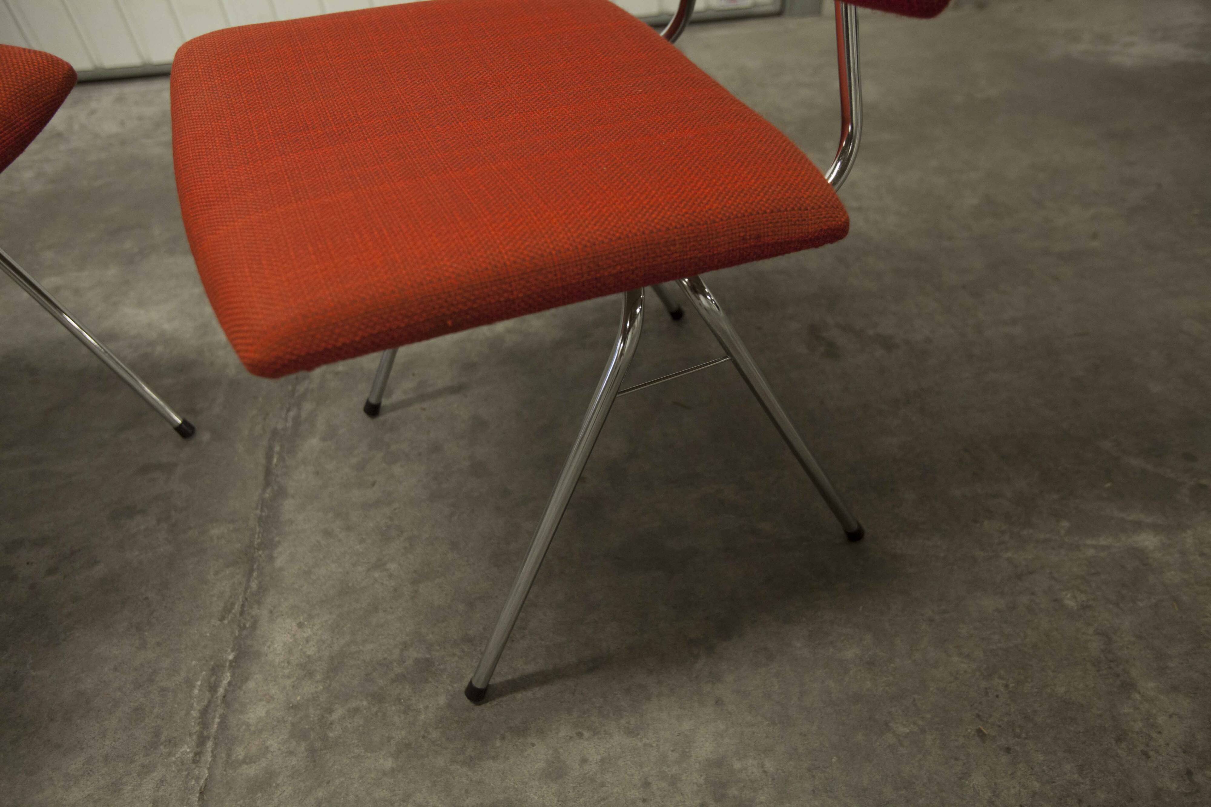Pair of compass model chairs by Pierre Guariche for Les Huchers-Minvielle France 1955
