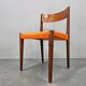 4 chaises en teck PIA par Poul Cadovius, Girsberger, Danemark, années 1960