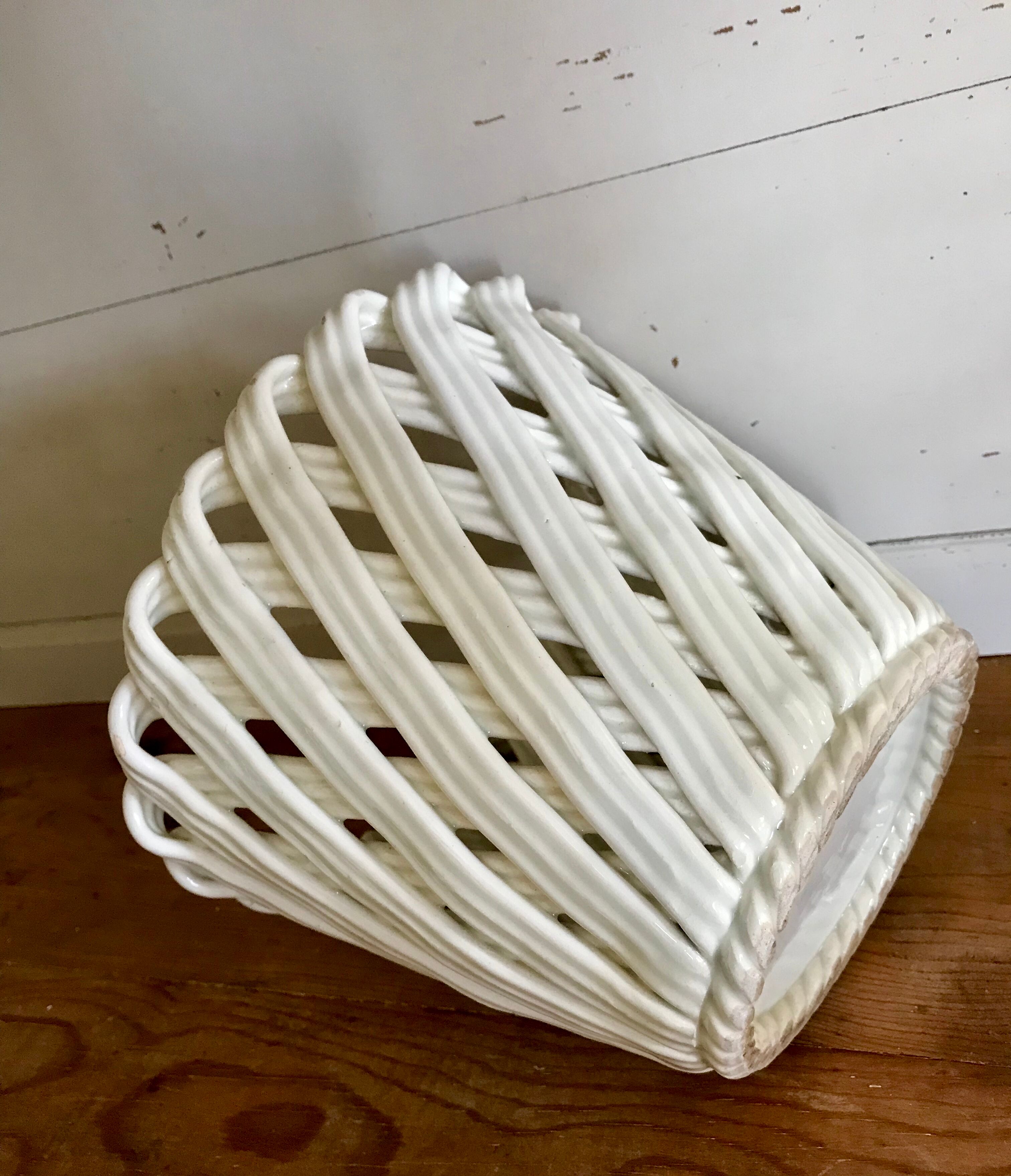 Braided ceramic pot cover