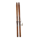 Pair of vintage Ramy skis 1950