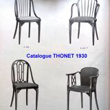 Thonet chair/armchair N°A846, 1928/30, by Otto Prutscher, leather seat