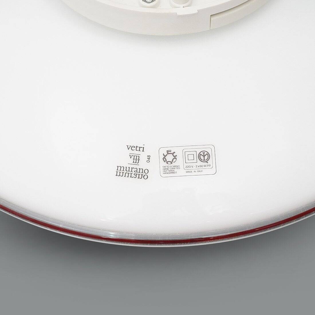 Round ceiling light Ronda 37 by Studio Tecnico Leucos for Leucos, 1970s.