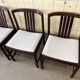 Set of six vintage Illum Wikkelsø dining chairs