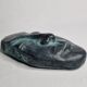 Patinated plaster replica of an ancient Greek face, signed