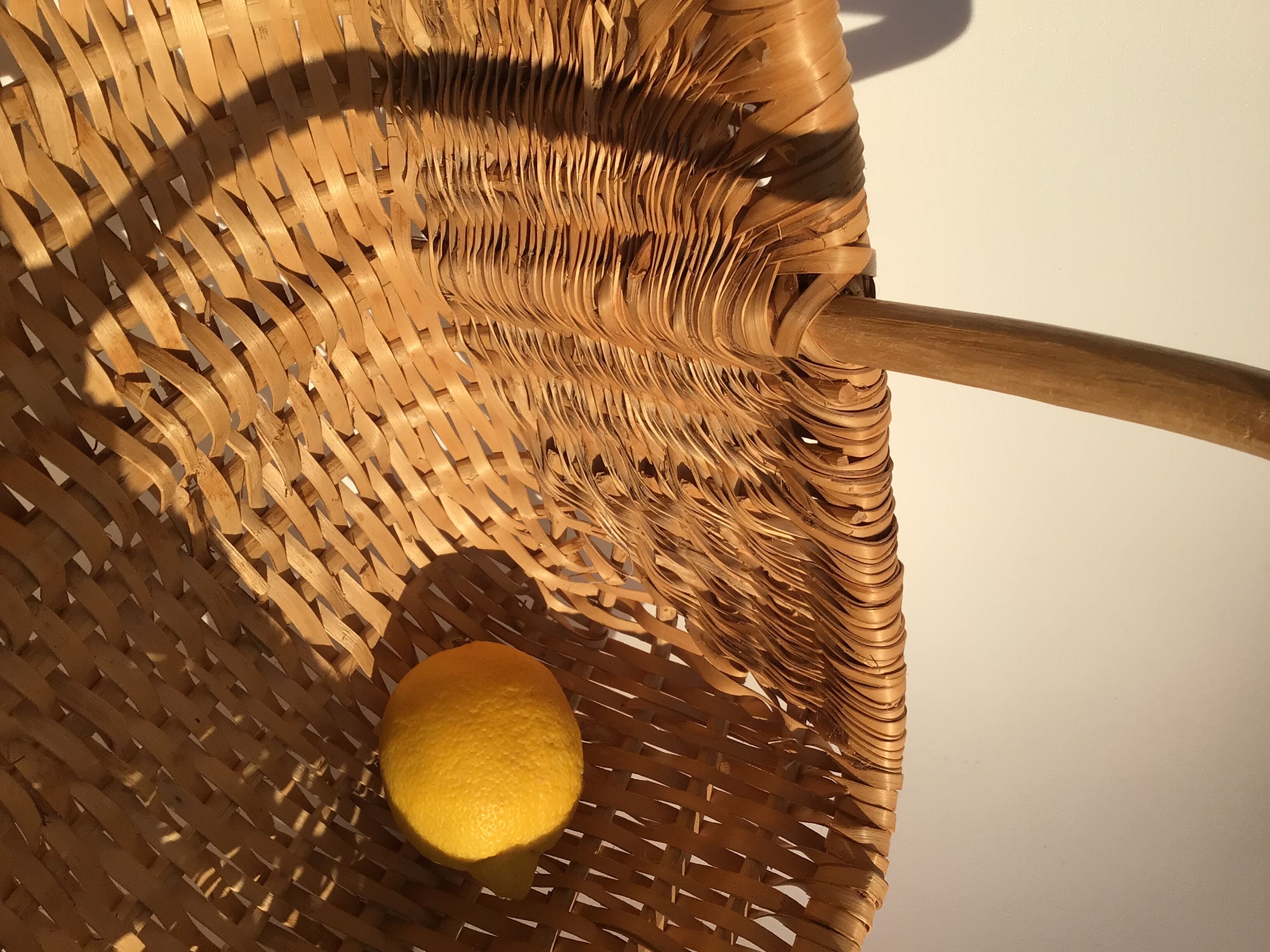 Rectangle braided hand basket