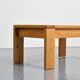 Pine coffee table Les Arcs, circa 1970