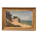 Peter baumgartner (1834-1911), seaside landscape, oil on canvas