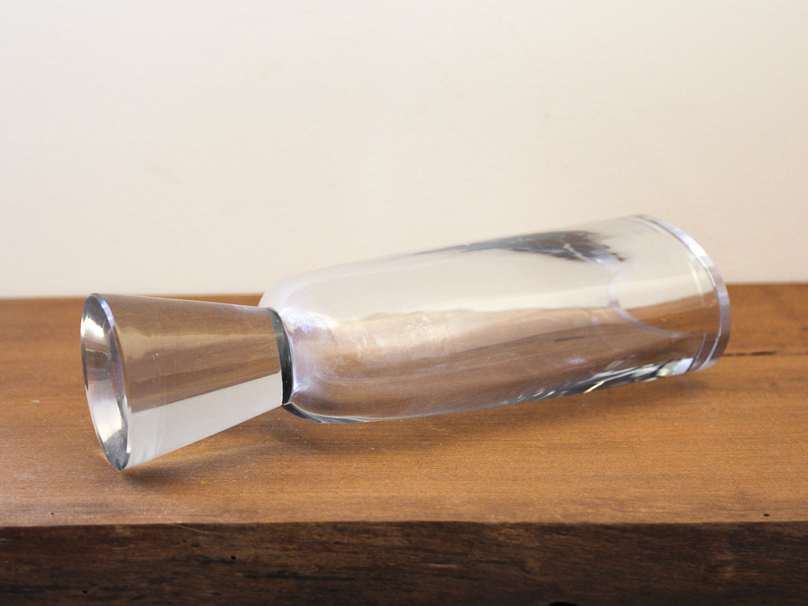 Stand vase in Swedish glassware crystal