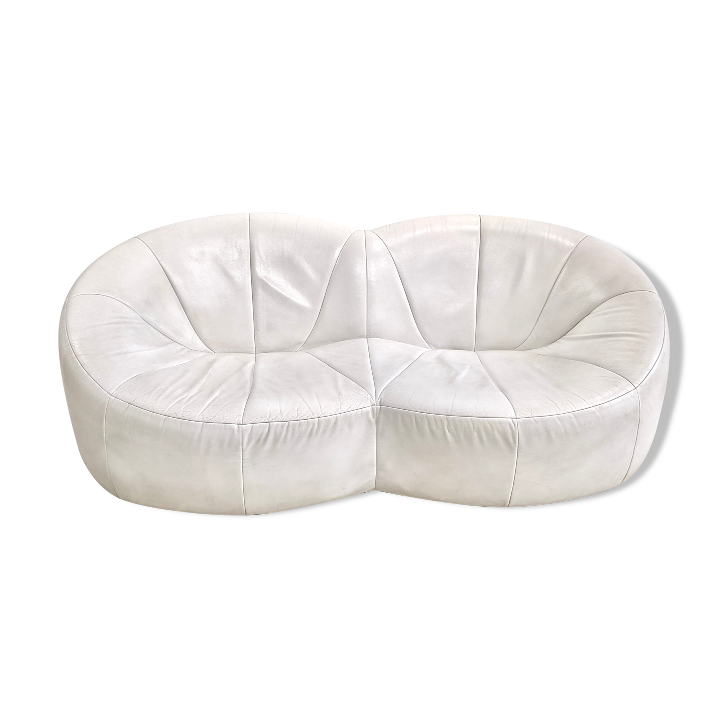 Sofa 2 Places Pumpkin by Pierre Paulin