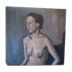 Painting on wood female nude