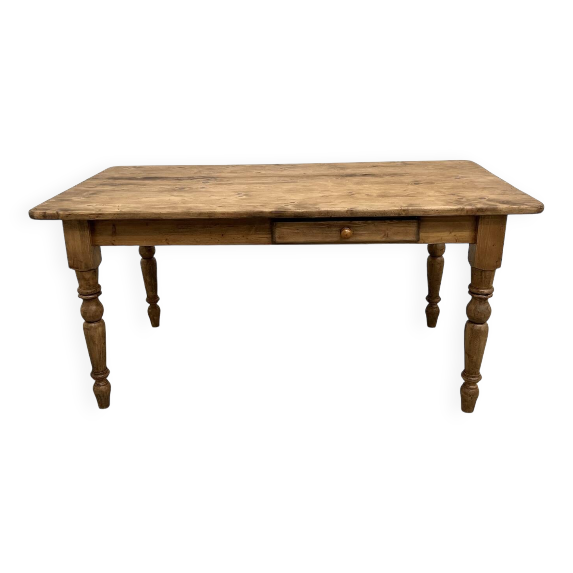 70s pine farmhouse table