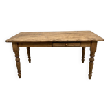 70s pine farmhouse table