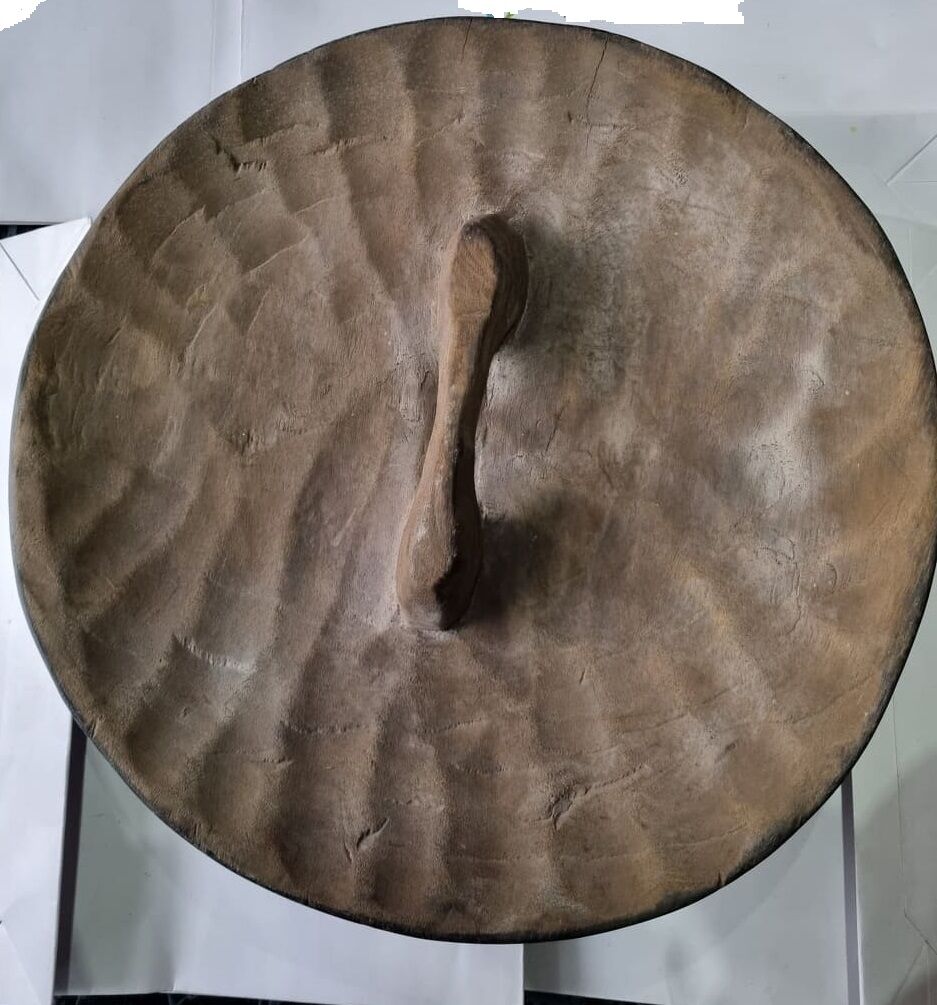 Traditional round shield bamileke