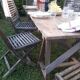 table tréteaux 2m atelier campagne ancienne