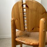 Pine armchair René Daumiller