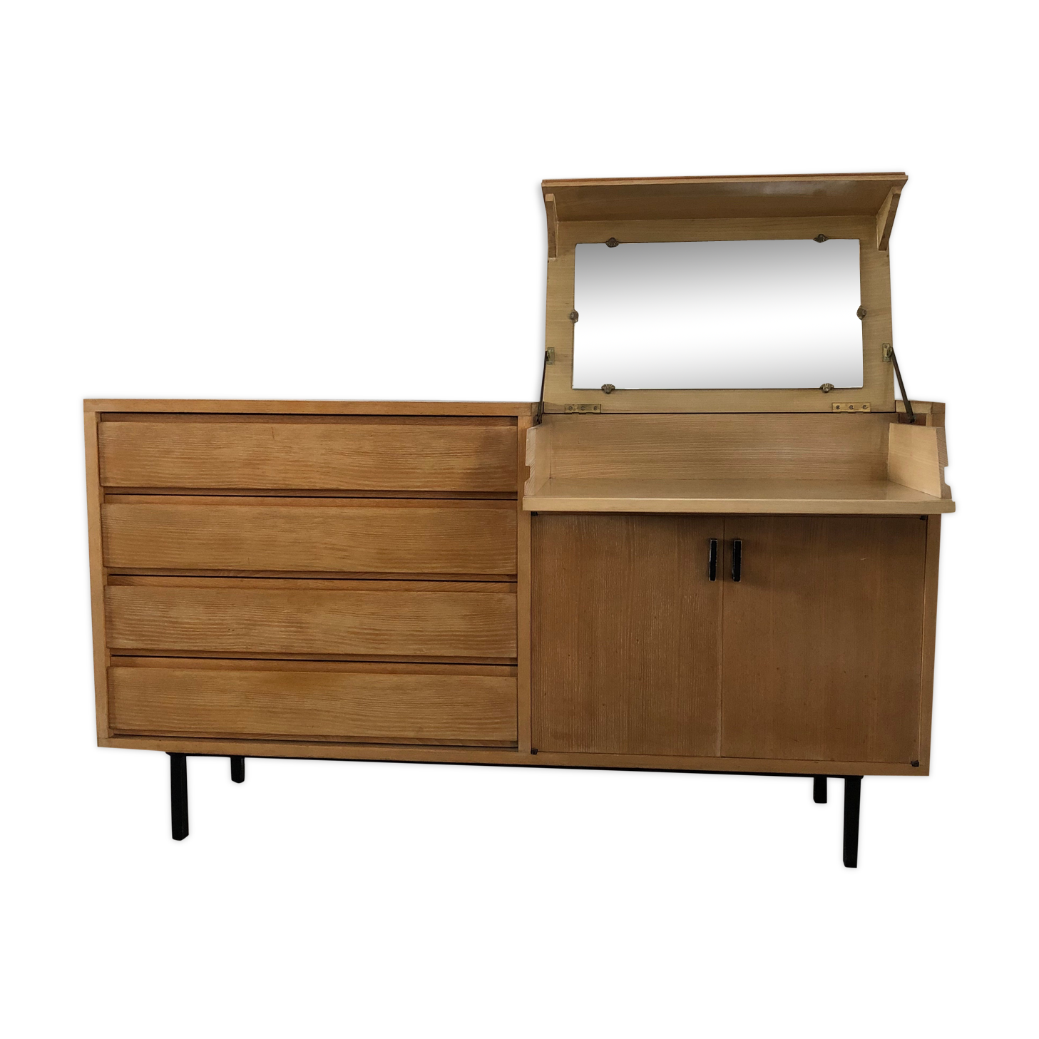 50s hairdressing dresser in ash