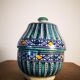 Candy pot ceramic hand painted