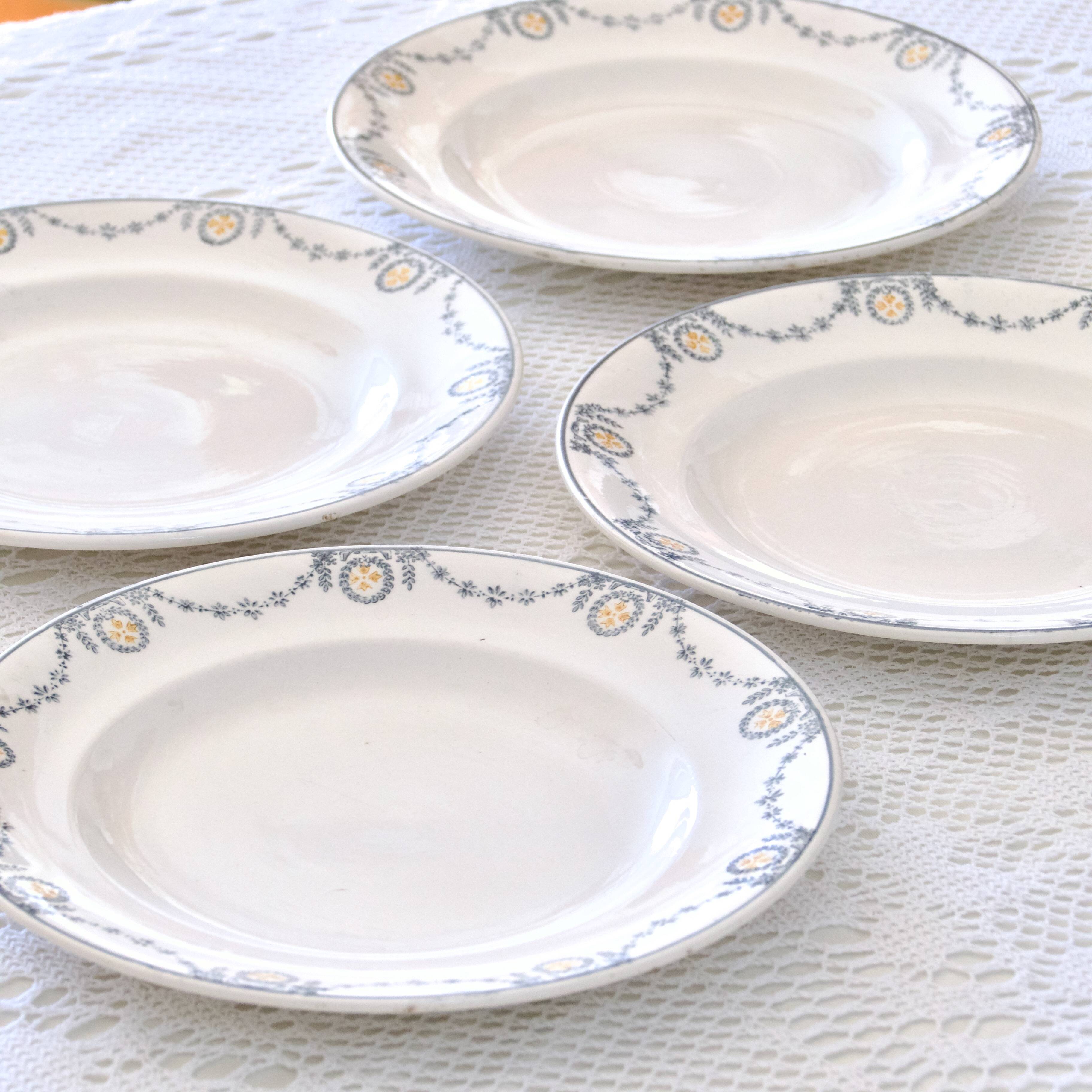 Old Longwy flat plates "Moselle" collection