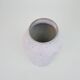 White-pink glazed ceramic vase