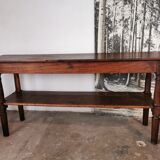 Draper table, oak wood console