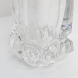 Blown crystal vase Art Vannes France 43 cm