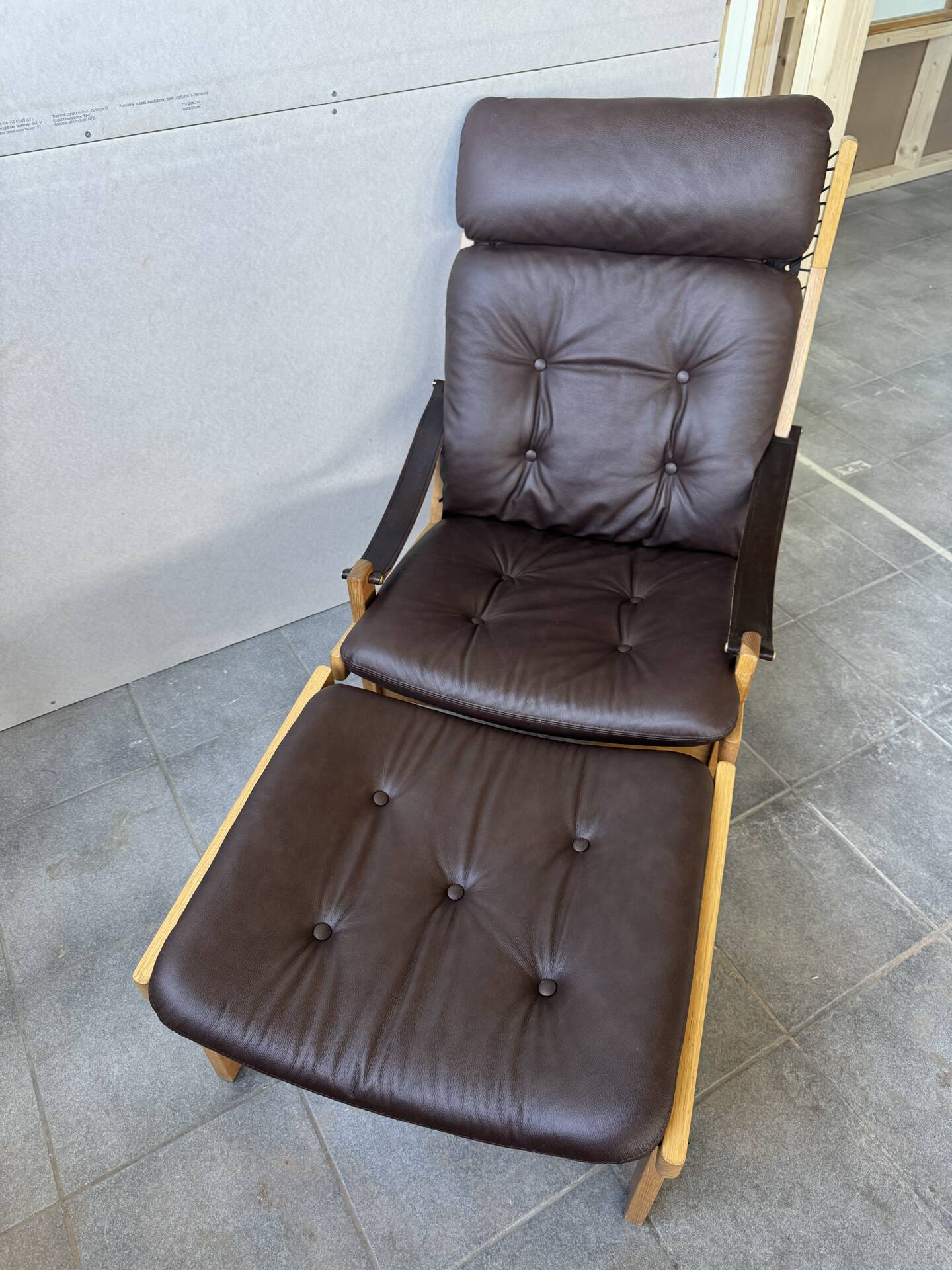 Fauteuil lounge scandinave "Hunter", années 1960