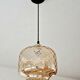 Vintage amber pendant lamp