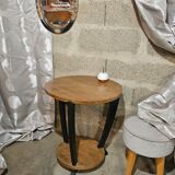 restored art deco round table