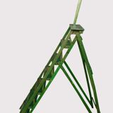 Nice old stepladder weathered painted wood