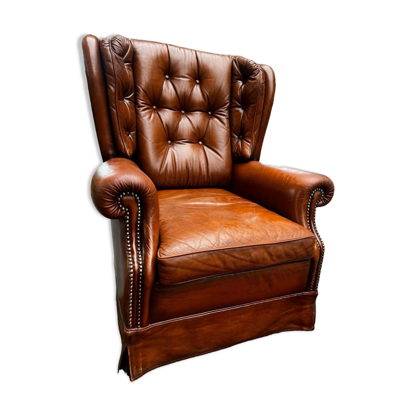 Siège confortable en cuir véritable avec supports de protection