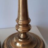 Set of 2 metal candlesticks old style