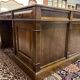 Large Classic English Oak Desk Partnerdesk
