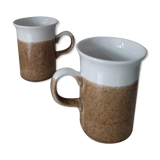 Churchill earthenware mug duo