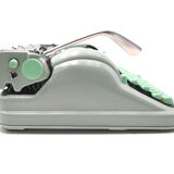 Hermes 3000 Green Typewriter Revised with New Ribbon