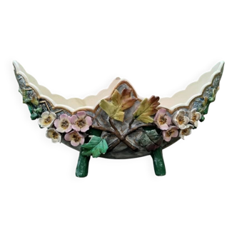 Jardinière in barbotine Art Nouveau