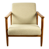Fauteuil gfm-142 en boucle beige, années 1970