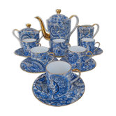 Service a café en porcelaine de limoges, par lazeyras.