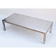 Coffee table in stainless steel 70s