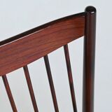 Helge Sibast set of six dining chairs in rosewood Denmark 1960