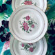 6 assiettes plates
