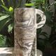 Magnificent mixed clay vase