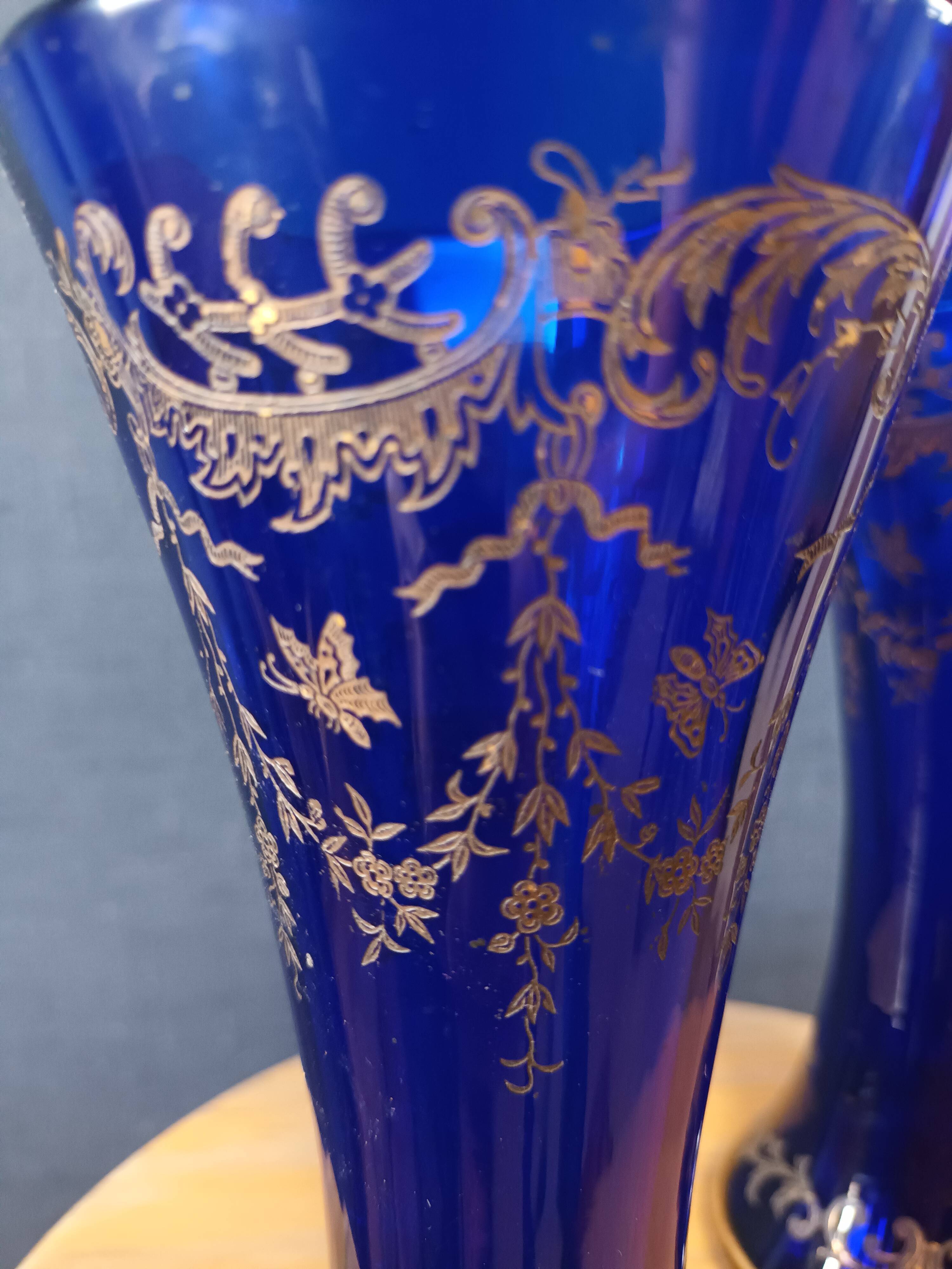 Paire de vase cristal de Sèvres Selency