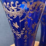 Pair of Sèvres crystal vase