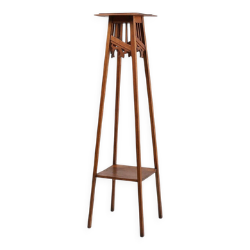 French Art Deco Console Table in Oak, 1920s