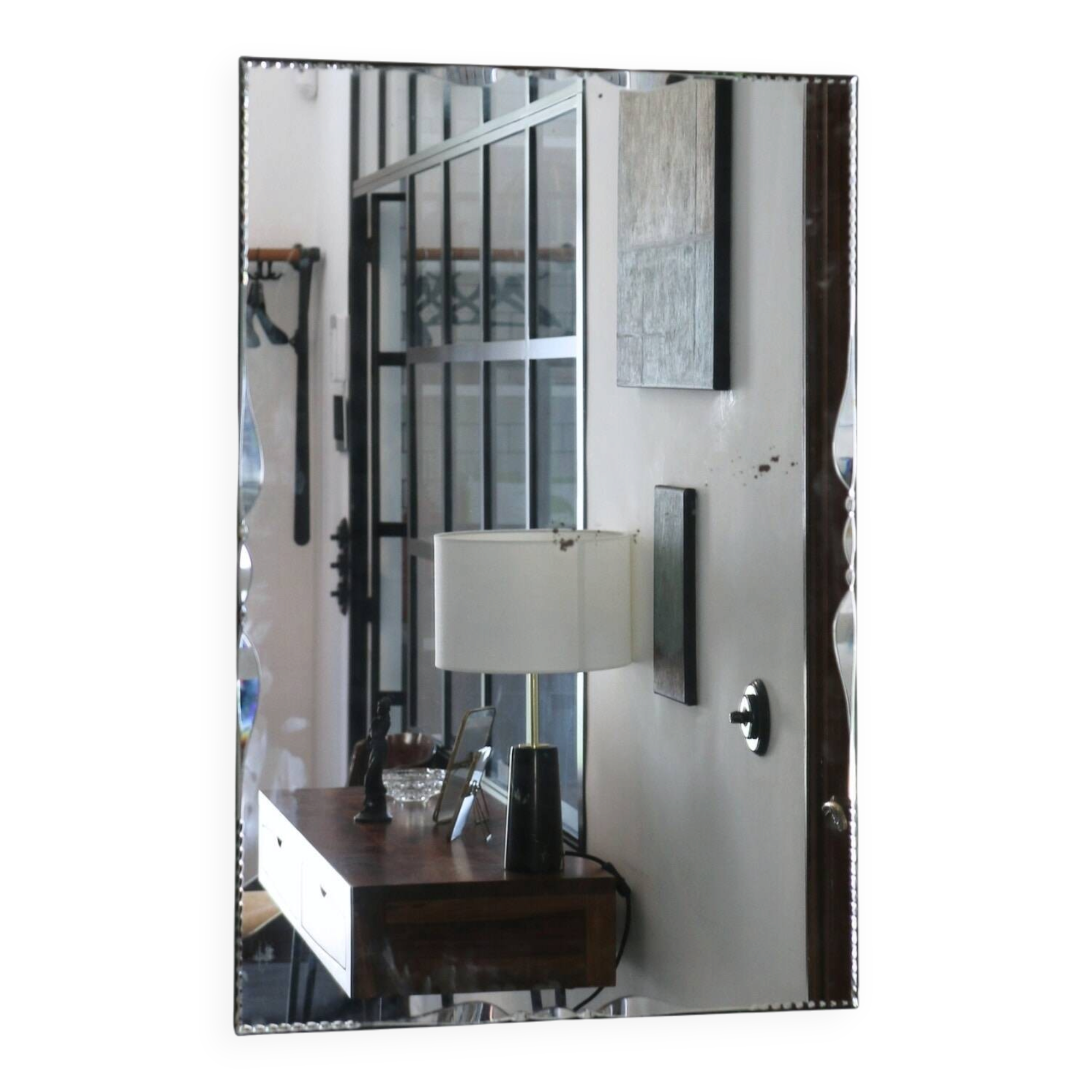 Miroir biseauté, années 50