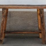 Old wooden console