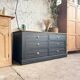 Old trade furniture with black patina